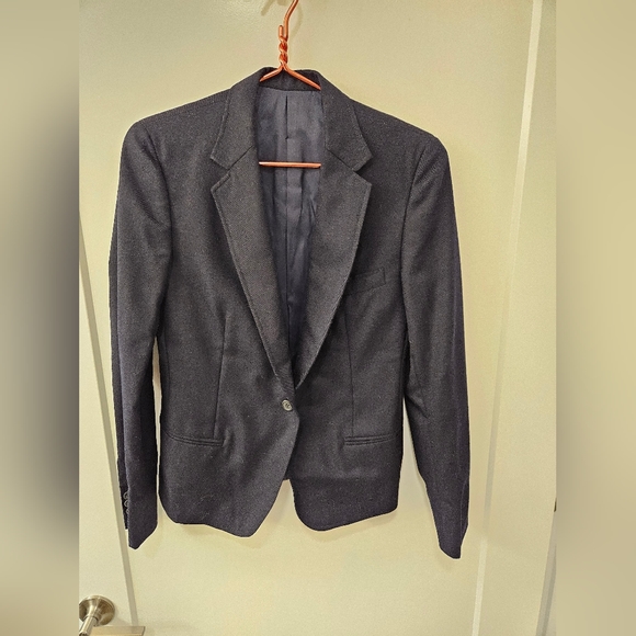 Austin Leeds Navy Blue Suit - 100% Wool - NWOT - Size 12 Vintage - Picture 2 of 11